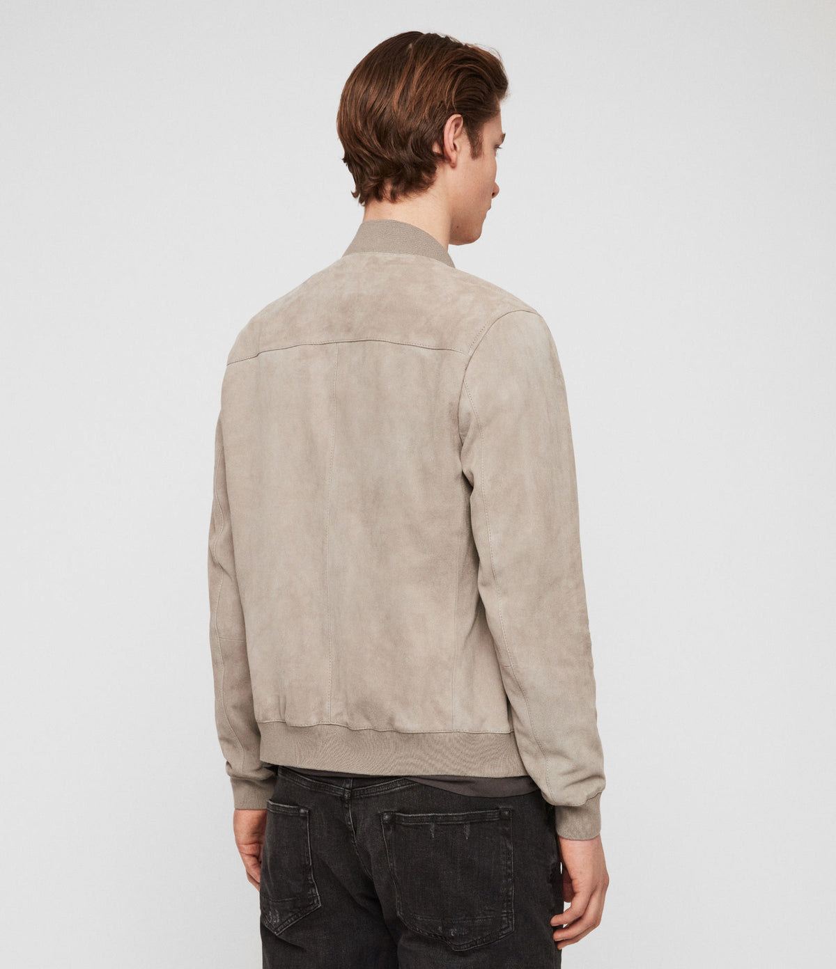 Kemble suede hot sale bomber jacket