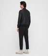 KINO LEATHER BOMBER JACKET (BLACK)