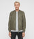 KINO LEATHER BOMBER JACKET (WARM GREY)